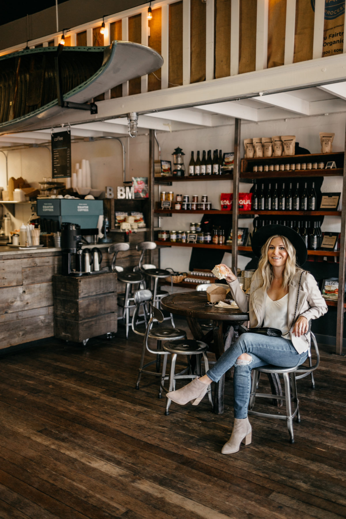 Brooke in the cellar