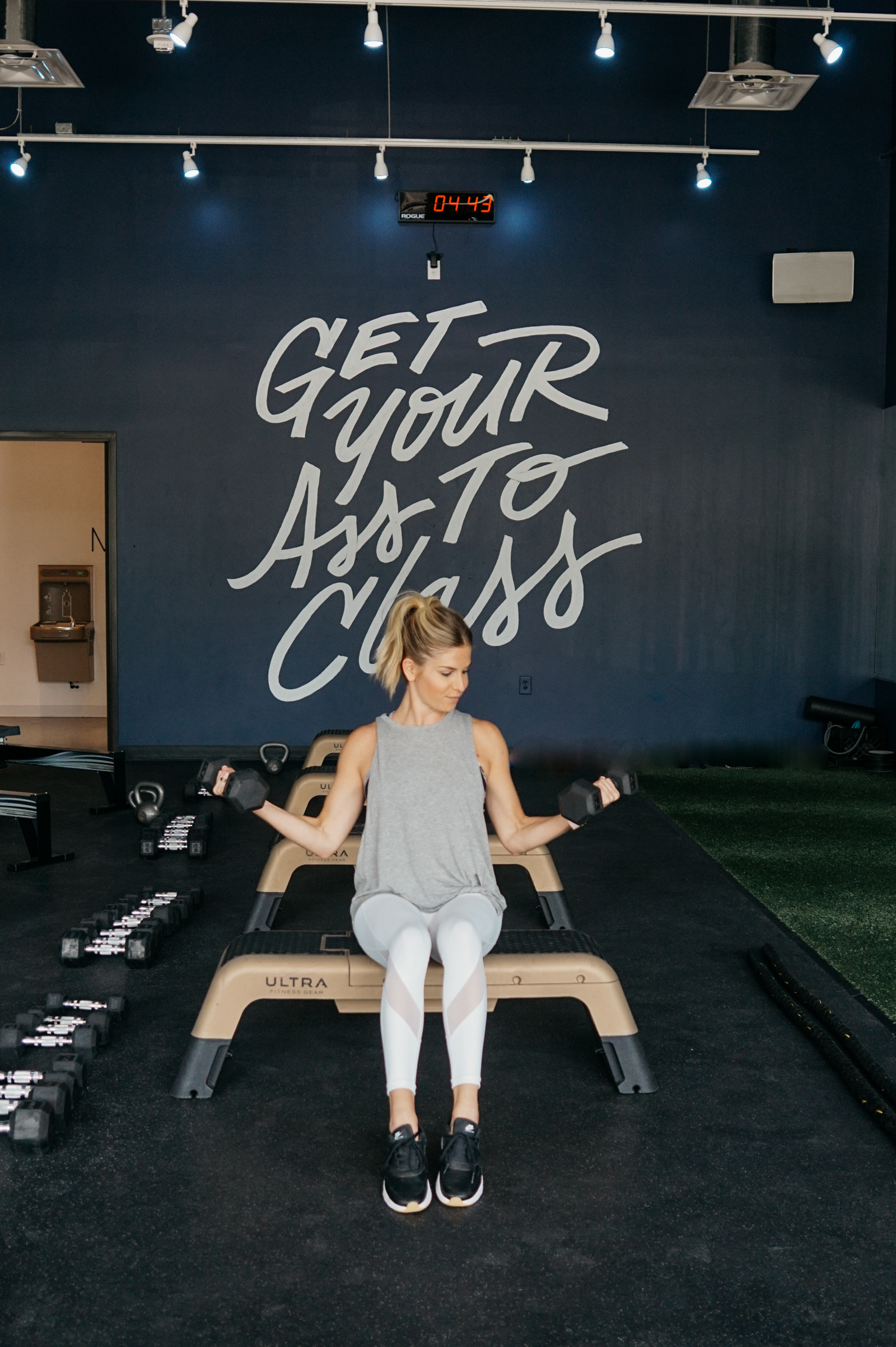 woman exercising in CLASS STUDIOS