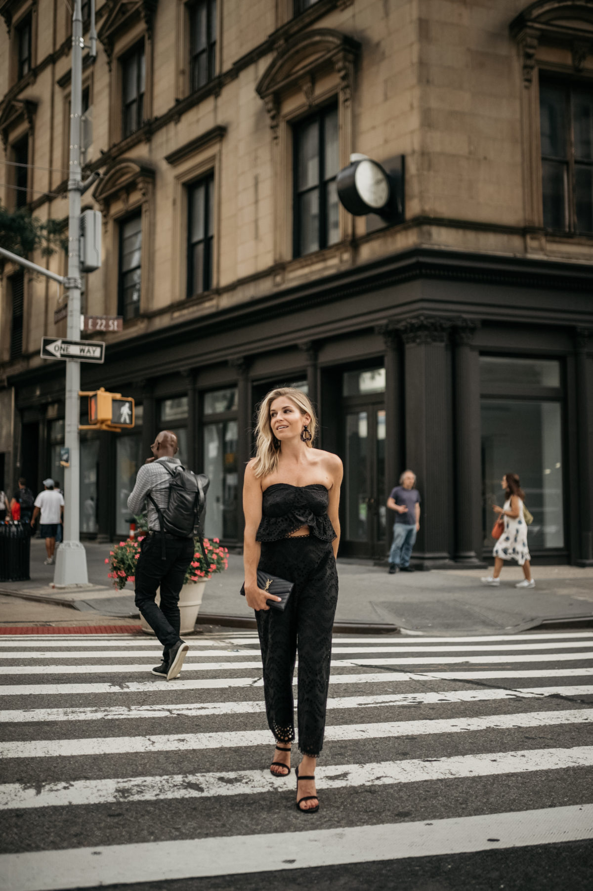 black eyelet jumpsuit
