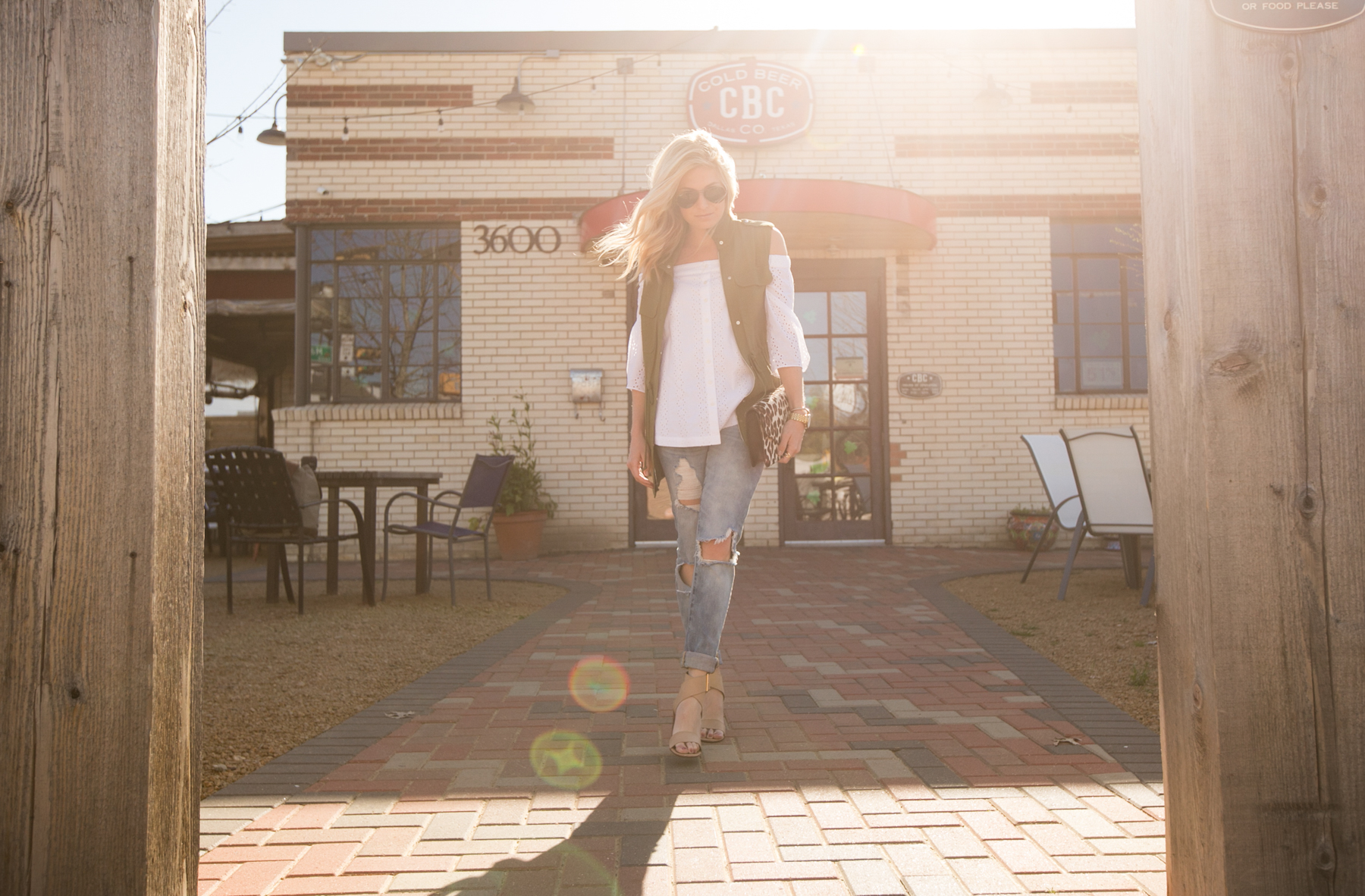 st pattys day outfit-dallas fashion blogger-army green vest