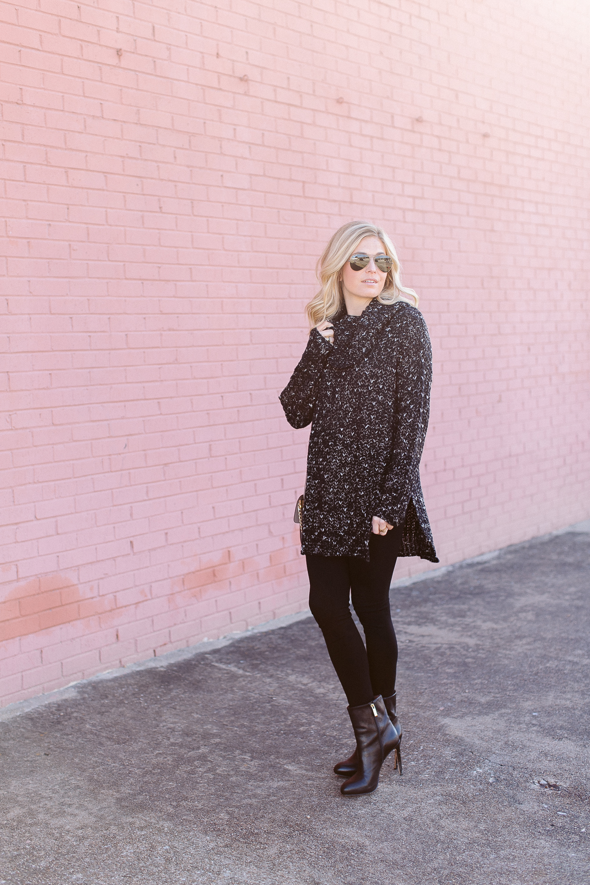 oversized sweater outfit idea